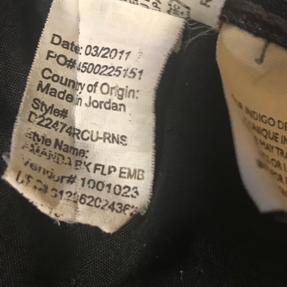 Gloria Vanderbilt Jeans "Amanda" Back Flap Pocket Size 10 - Picture 9 of 13